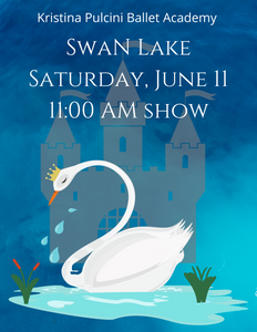 KP Ballet Academy presents "Swan Lake" (2022) - Saturday 6/11 at 11am