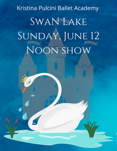 KP Ballet Academy presents "Swan Lake" (2022) - Sunday, 6/12 at 12pm
